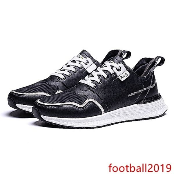 

2019 mens cow leather casual shoes white black shoes fashion brand designer for men size 35-44