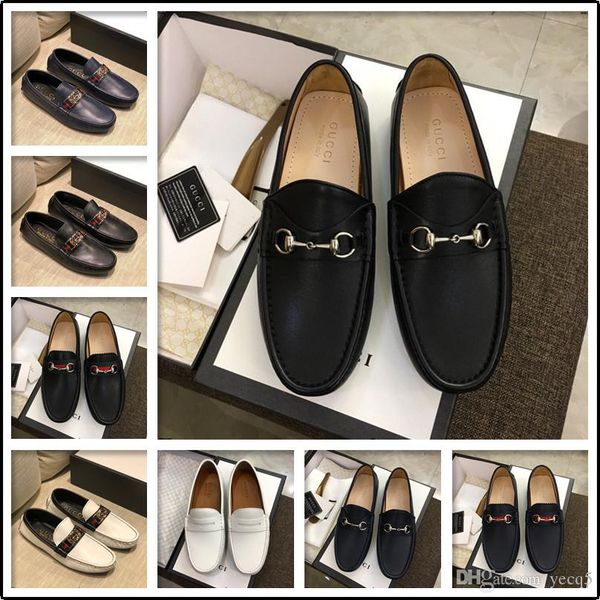 

21sf men casual luxury бренды кожа loafers скольжение на man drving boat обуви мокасины брюнет мужской моды ходьба кроссовки yeye5, Black