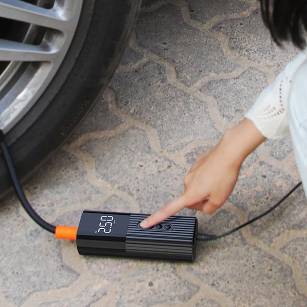 

aoshike air compressor 12v portable electric air pump 70 psi mini car tire inflator for motorcycle bicycle digital tyre pump