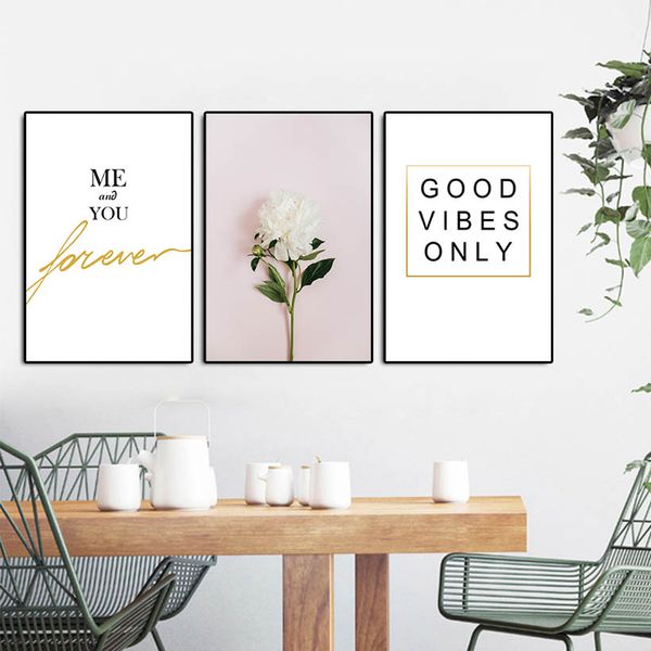 2019 3 Panel Canvas Wall Art With Words For Living Room Decor Posters And Prints Flower Painting Unframed Aijile From Wallartpaint