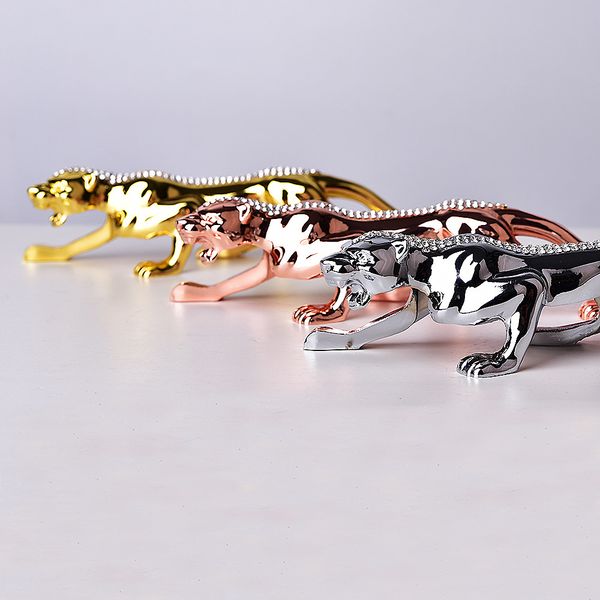 

car decoration creative car ornaments gold leopard perfume air perfume ornaments accessories size 190*50mm