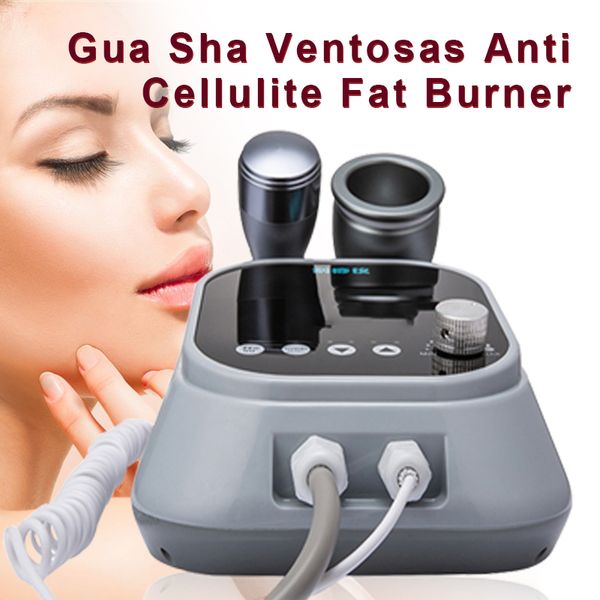 Outro equipamento de beleza Gua Sha Massger vibrando o corpo de plástico meridiano que sucata o instrumento de dragagem de cupping slim