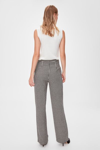 

trendyol вороны ноги штаны twoaw20pl0384, Black;white