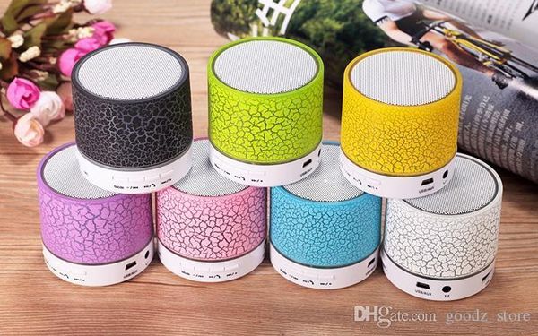 

a9 bluetooth mini speakers led цветной беспроводной динамик fm-радио tf card usb для iphone mobile