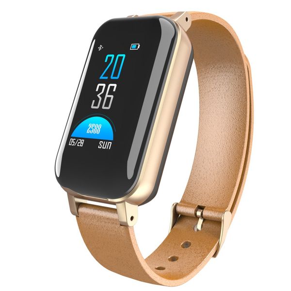 

smart wristbands t89 tws smart binaural bluetooth headphone fitness bracelet heart rate monitor smart wristband sport watch