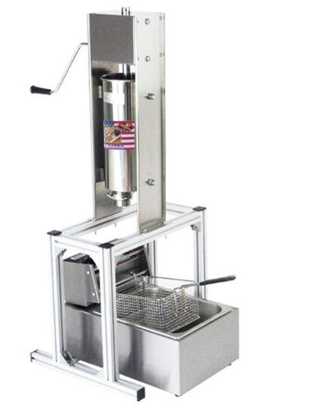 

spanish churro maker commercial 5l churros maker machine with 6l electric liters deep fryer