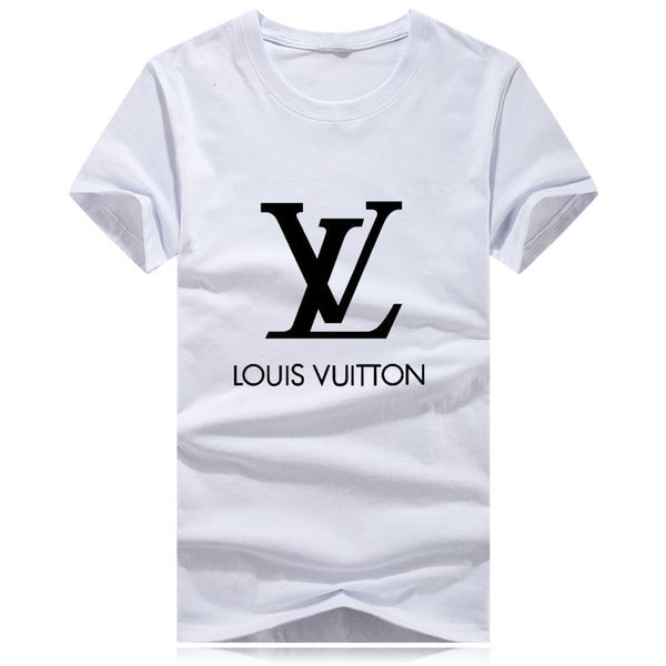 

mens designer fashion casual brand t shirts 2020 summer men women couple designer tees short sleeve l2 lv t shirt, White