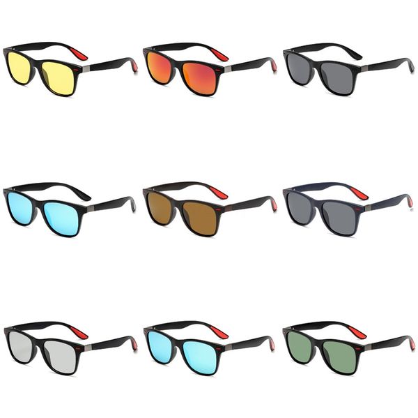 

g15 glass lenses designer men women sunglasses ray model 2140 acetate frame real uv400 sun glasses original leather case packages #125, White;black