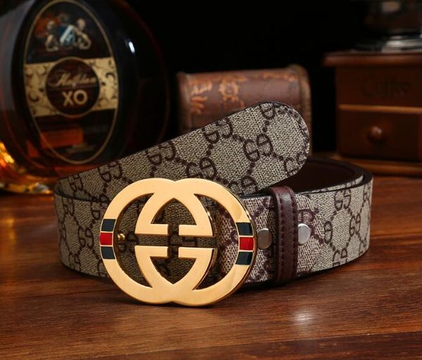 

belt genuine leather men belt designer high smooth buckle mens belts for women, Black;brown