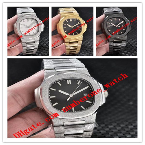 

6 Style Best Quality New Men Automatic Mechanical Watch Stainless Steel Sapphire Matte Case Limited Sport Silver Rose Gold