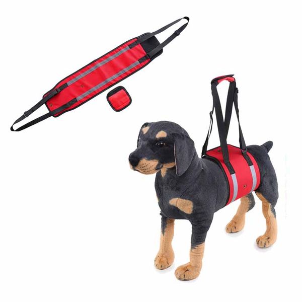 

dog walking lifting carry harness support mesh padded vest accessory collar