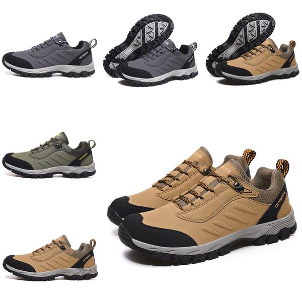 Outdoor Fashion nuove scarpe da corsa da uomo donna verde oliva kaki grigio scarpe da esterno scarpe da ginnastica da uomo sneakers sportive marchio fatto in casa Made in China