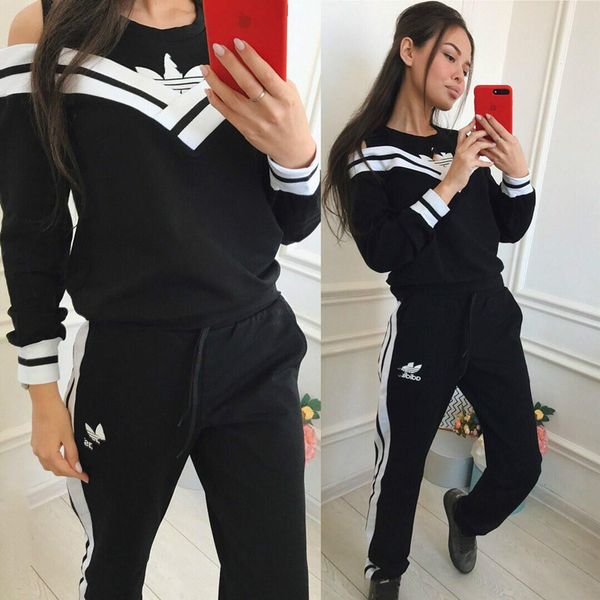 

women 2 piece set hoodies+pants jogging suit outfits long sleeve pullover+leggings tracksuit fall winter clothing sportswear s-xl 1923