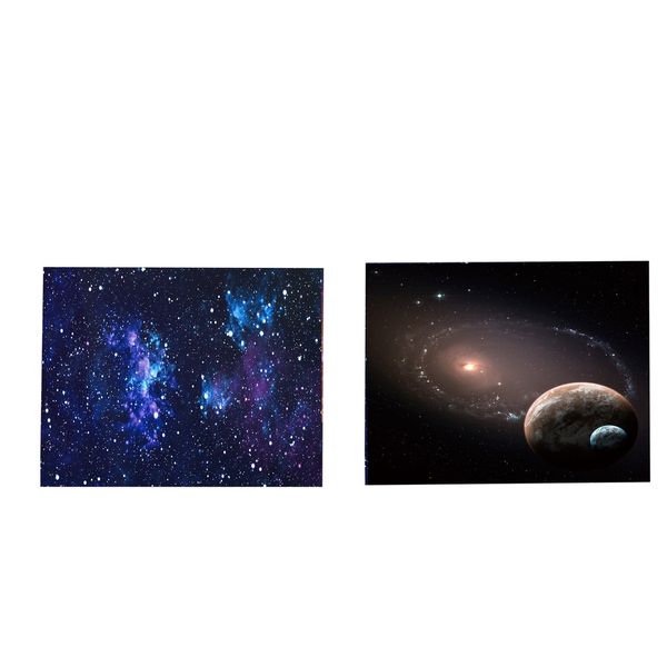 

2 pieces universe theme wall tapestry soft home bedroom living room decor
