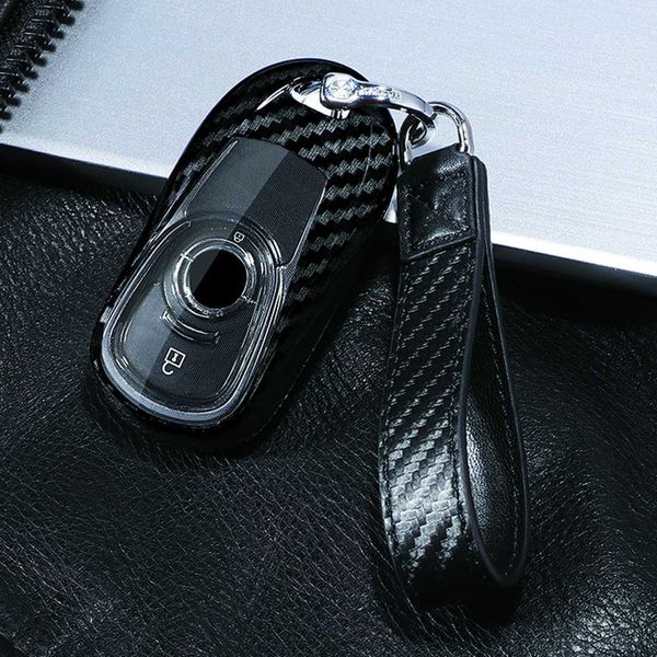 

remote carbon fiber abs keyfob smart for opel astra encore envision new lacrosse keychain key ring car styling