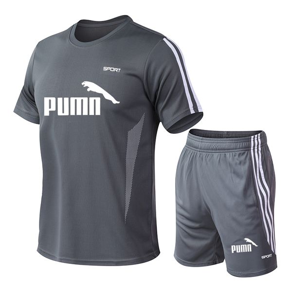 

men sportswear sets running sports fitness tracksuit male two pieces sweatshirt+sweatpant gym clothing, Black;blue
