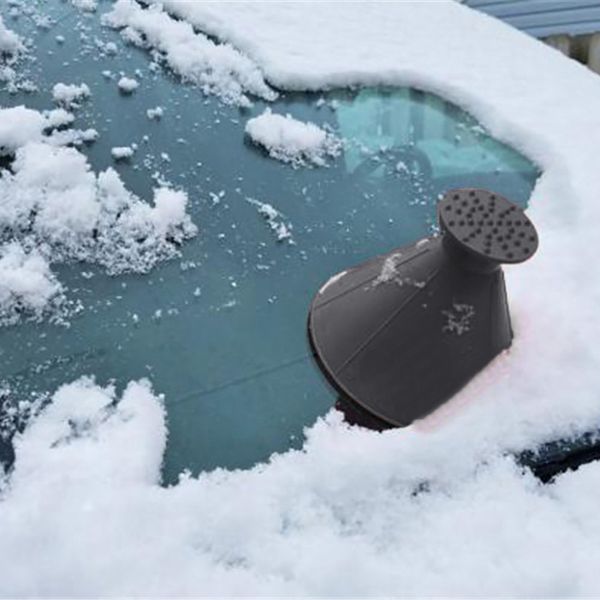 Ice Scraper Car Window Frost Snow Scraping Tool WHITE Acrylic
