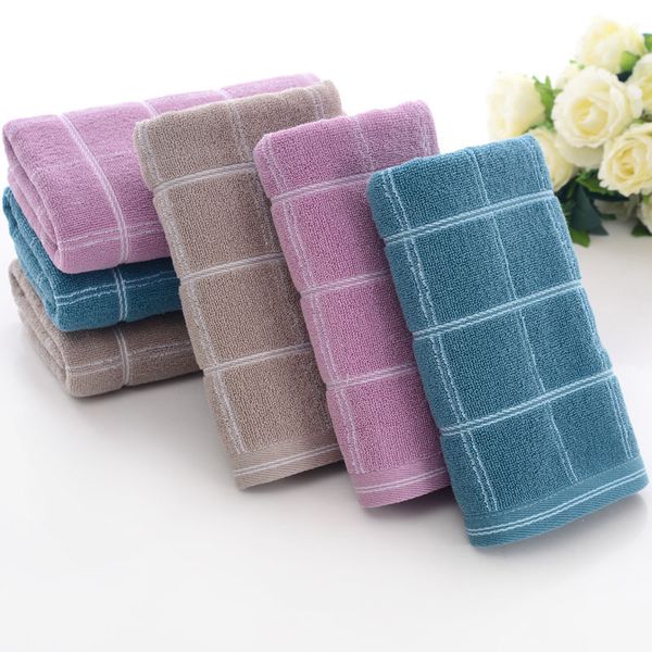 

40x90cm plaid cotton men and women washcloth bathroom towel bathrobe beach sun bath sauna large towel yoga gym sports gift