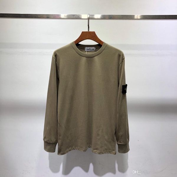 

stone island classic tide brand sweater mens designer hoodie fashion trend long-sleeved t-shirt casual sweatshirt cotton bottoming shirt, White;black