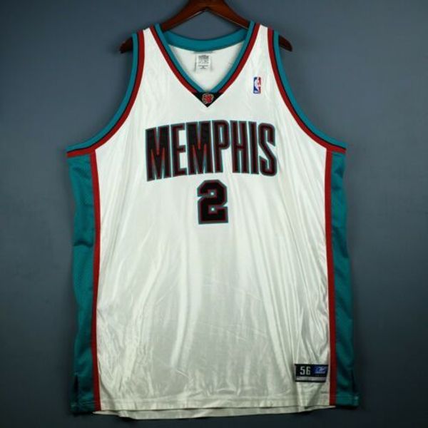 

100% stitched jason williams vintage rb mem jersey size xs-5xl mens throwbacks 3 basketball jerseys, Gray