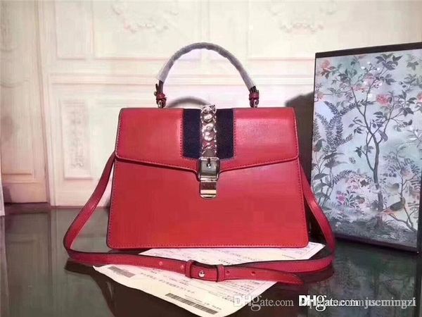 

fashion brand design2020gu sylvie 431665 ivory darknavy multi leather handbag 2way bag handbag shoulder bag calf leather size31.5*22*11cm