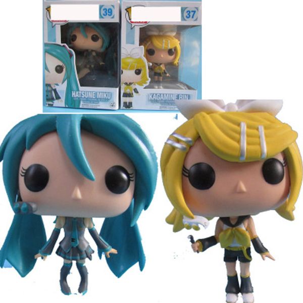 

factory direct funko pop 37 # #39 vocaloid hatsune miku jingyin action toy figures doll boxed hand