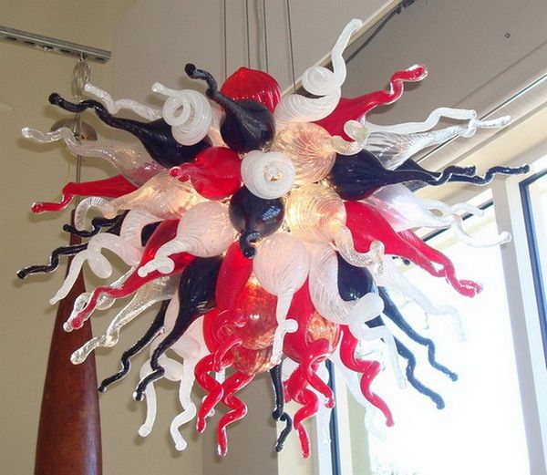

murano glass pendant lamps multi color hanging lamp design modern american chihuly style chandelier