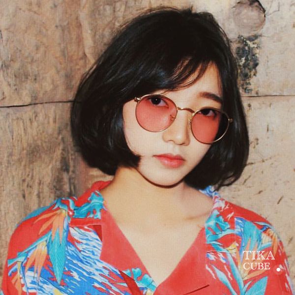 

2018 ladies round sunglasse metal women brand designer men fashion rimless clear lenses sun glasses rays uv400, White;black