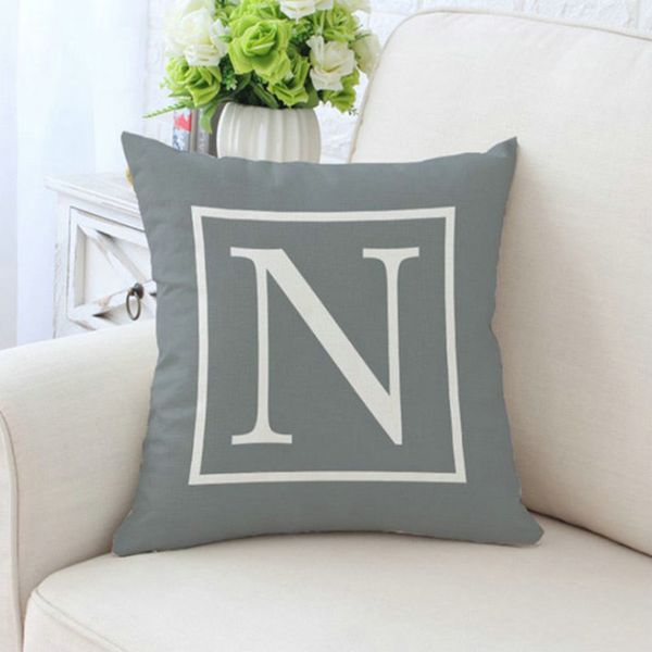 

cushion cover with letters printing polyester throw pillowcase home decoration 45*45cm decorative pillow cover ing
