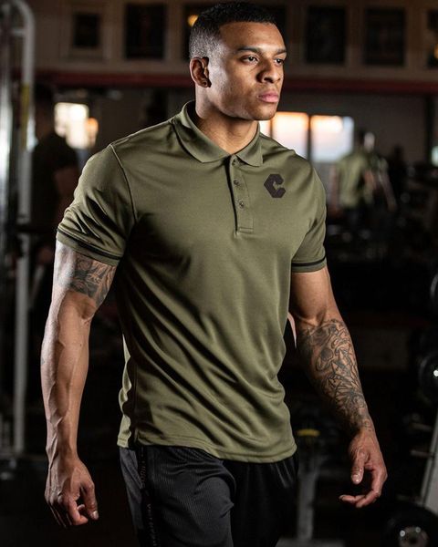 

gym work clothing men shirt men business casual solid male shirt short sleeve blended cotton fitness tees top, White;black