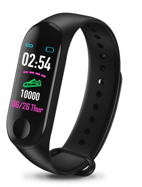 

m3 smart band blood pressure fitness tracker pedometer heart rate monitor smart bracelet wristband for ios android