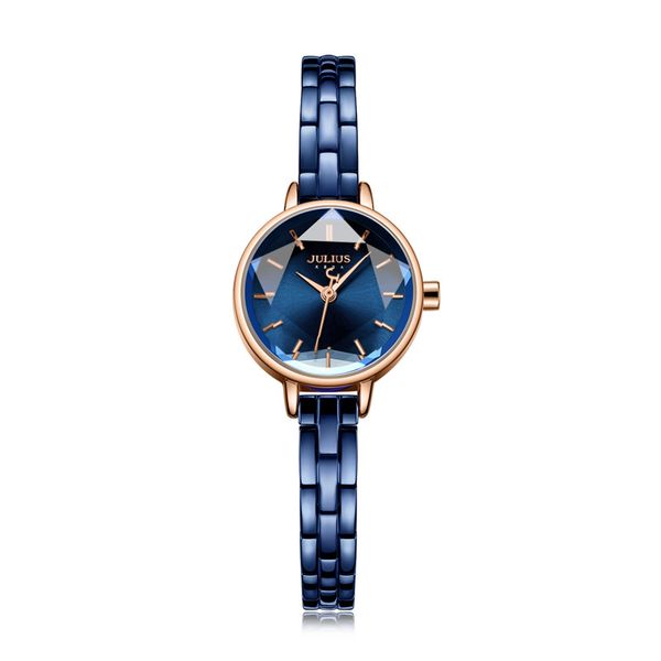 

new julius lady women's watch small cute star cut fashion hours retro bracelet business clock girl's birthday valentine gift box, Slivery;brown