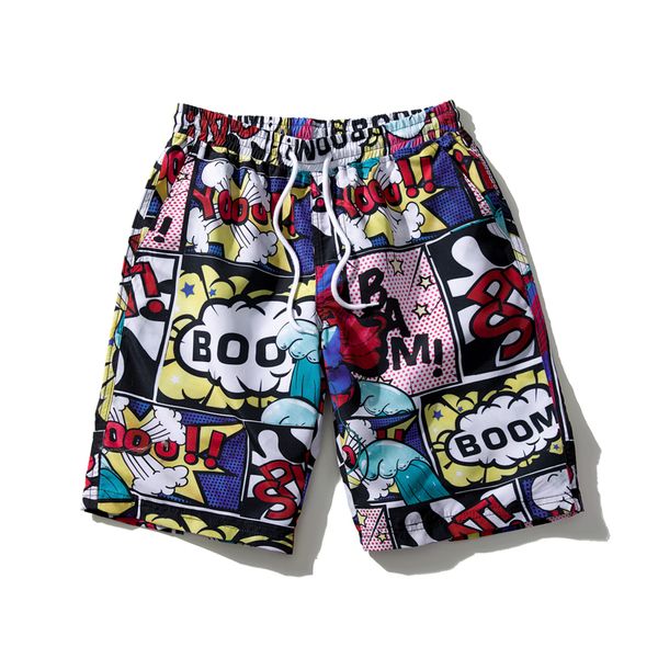 

japan style shorts men summer beachwear print quick dry short trousers causal drawstring sportwear male shorts plus size m-5xl, White;black