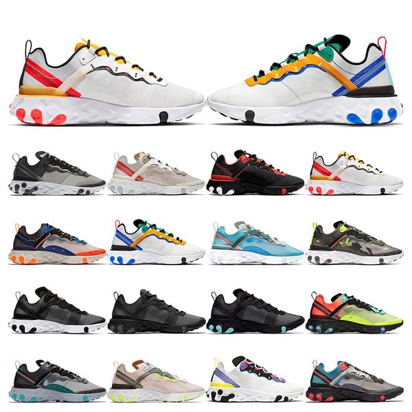 

2020 react element 87 55 кроссовки мужские парус гипер розовый разводят средний оливковый солнечный красный королевский оттенок женские спор