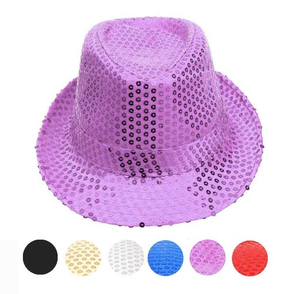 

jaycosin пришивания sequined hat танец сценическое шоу спектакли jazz stage hat праздничные украшения hat шапки головные уборы около 60 см, Blue;gray