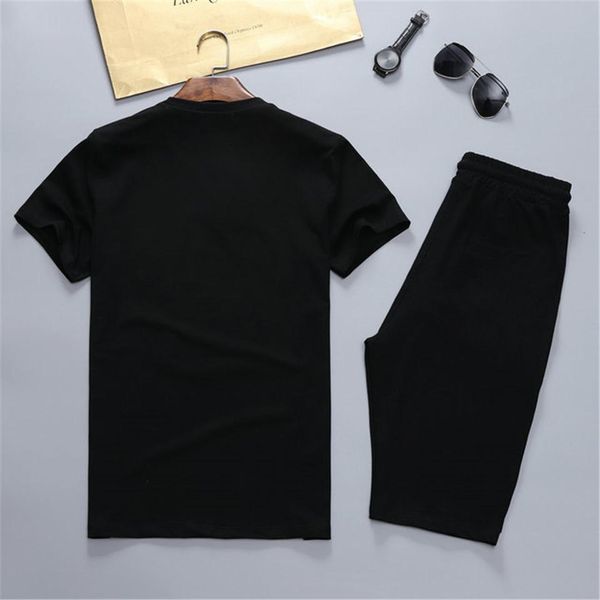 

men clothing mens designer tracksuits sets short sleeve printing tracksuits 2 pcs mens casual tracksuit summer medusa luxury pants, Gray