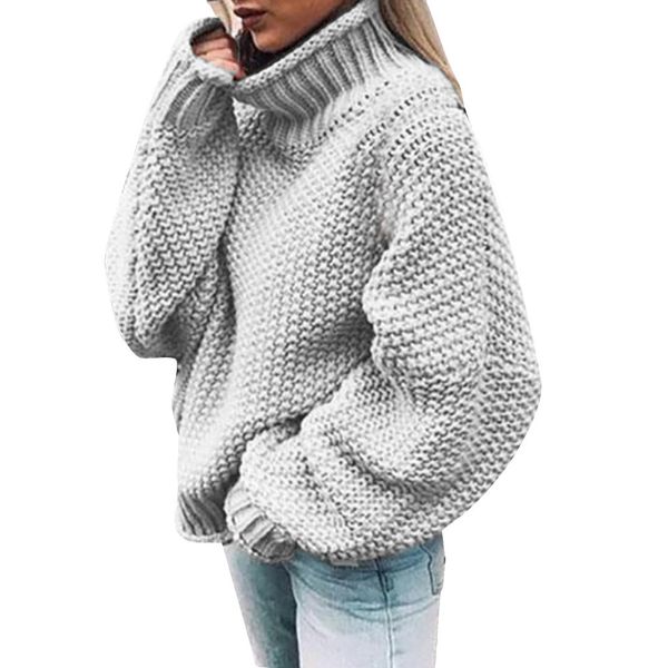 

women turtleneck sweater casual knitted streetwear long sleeve pullovers fashion outwear pullover female sweaters ropa mujer#d, White;black