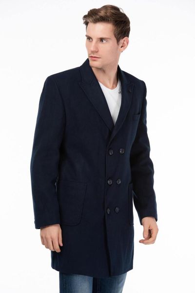 

dewberry male navy blue overcoat-1020001p8355, Black;brown