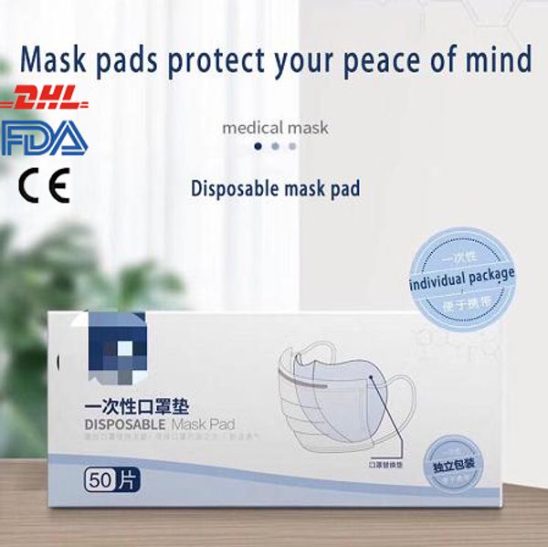 

dhl logistics value-for-money daily disposable mask filter paper dustproof pollution ffp2 standard mask sanitary mask replacement pads large