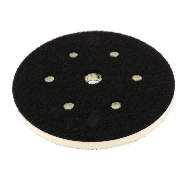 

6-inch 7 holes hook and loop soft sponge cushion interface buffer pad