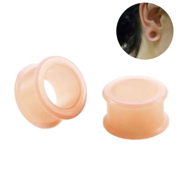 Mulher Ear homem Gauges moda jóias presente Double O-ring Ear Top Quality Plugues Drop Shipping