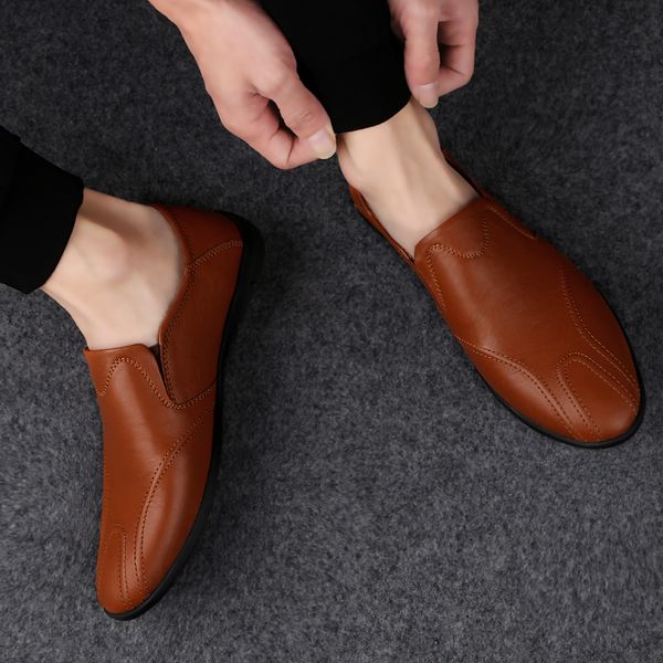 

fashion drive shoes men 2019 casual men shoes summer loafers mens moccasins breathable male zapatos de hombre hc-097, Black