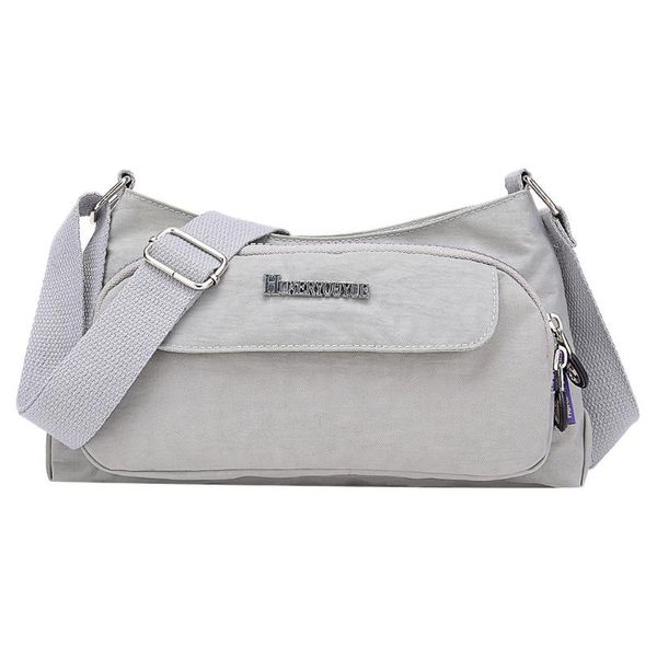 

women nylon shoulder bag waterproof elegant daily shopping handbag messenger bag sports style traveling shopping crossbody
