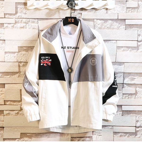 

2020 spring autumn new jacket men's japanese hit color lapel jacket casual shirt trend men's tide brand, Black;brown