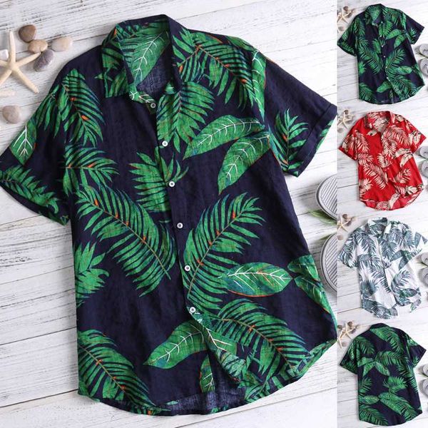 

incerun summer print men hawaiian shirt short sleeve streetwear casual holiday women beach shirts camisa masculina 2019 5xl, White;black