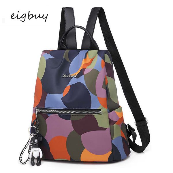 

camouflage oxford cloth both shoulders package woman guard against theft backpack joker single shoulder dual purpose woman