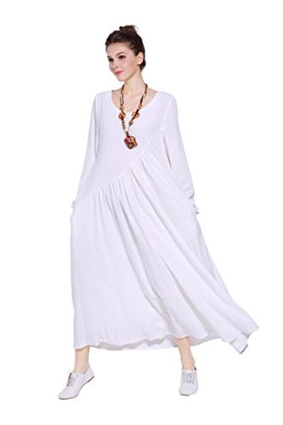

anysize sides seam pockets linen&cotton 4-season plus size clothing y66, Black;gray