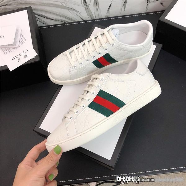 

fashion luxury designer men women shoes global ace leather sneaker couple classic shoes extra thick outsole with box, Black