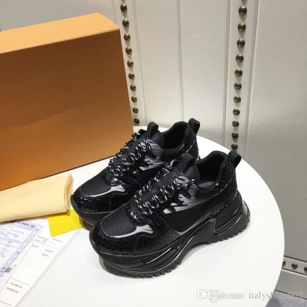 

chain reaction sneakers males mens luxury designer shoes females womens sport trainers casual fashion shoes sneakers lh19021510, Black