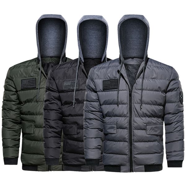 

men women winter coat 2019 new ultra light white duck down jacket fashion casual outerwear plus size waterproof warm hooded coat, Blue;black
